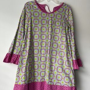 Smock a dot dress, fun prints and colors